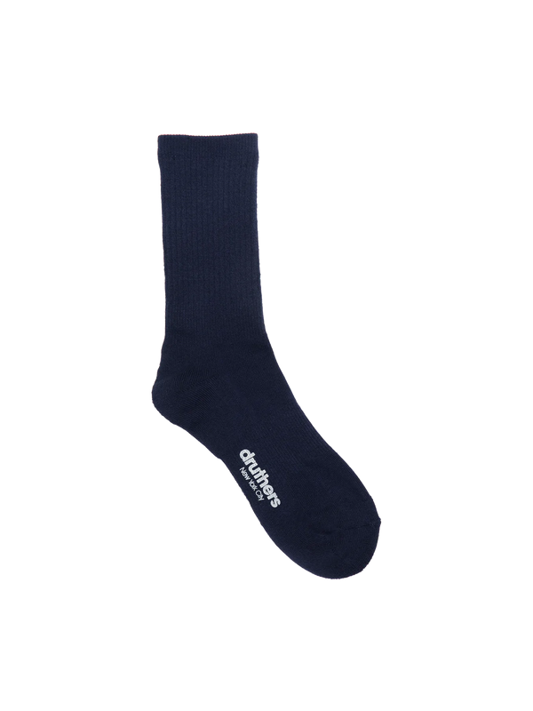 Druthers - Accessories -  Organic Cotton - Everyday Crew Sock - Navy