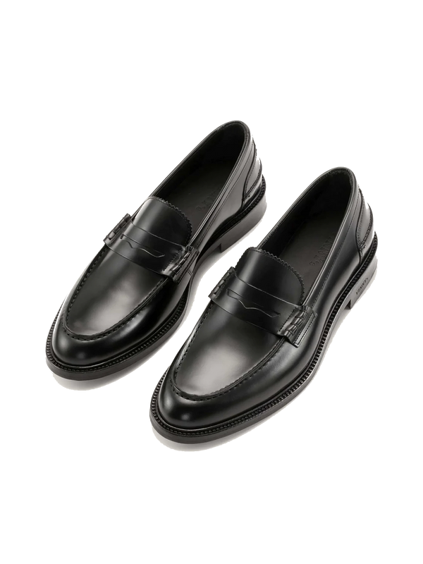 Vinny's The Vibe - Footwear - Townee - Penny Loafer - Black Polido
