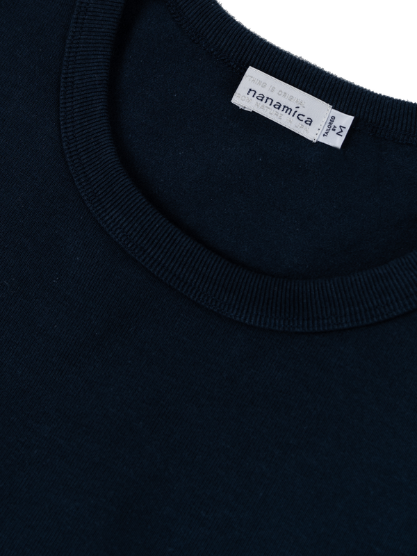 Nanamica - Tee - COOLMAX Jersey - LS Tee - Navy