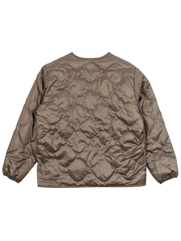 nanamica - Jacket - Reversible Down Cardigan - Khaki Beige