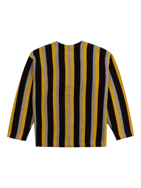 Pilgrim Surf + Supply - Knit - Kanoa - Knit Cardigan - Yellow Multi Stripe