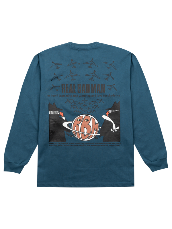 Real Bad Man - Tee - Stop Worrying - LS Tee - Deep Dive
