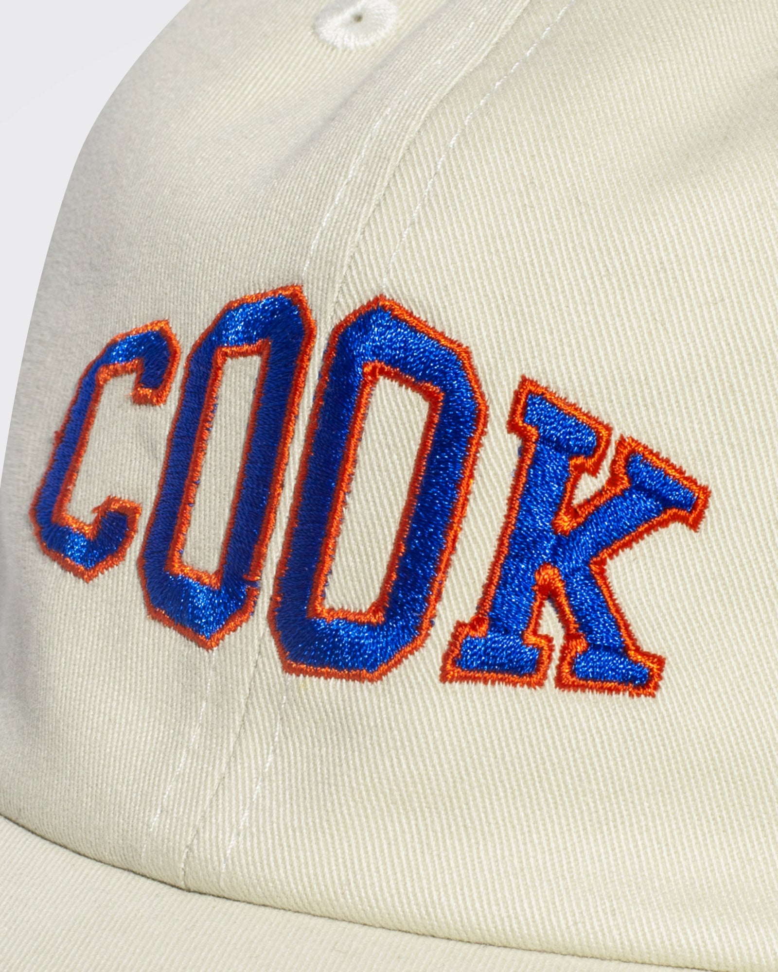 Reception - Hat - Cook - 6 Panel Cap - White Bone