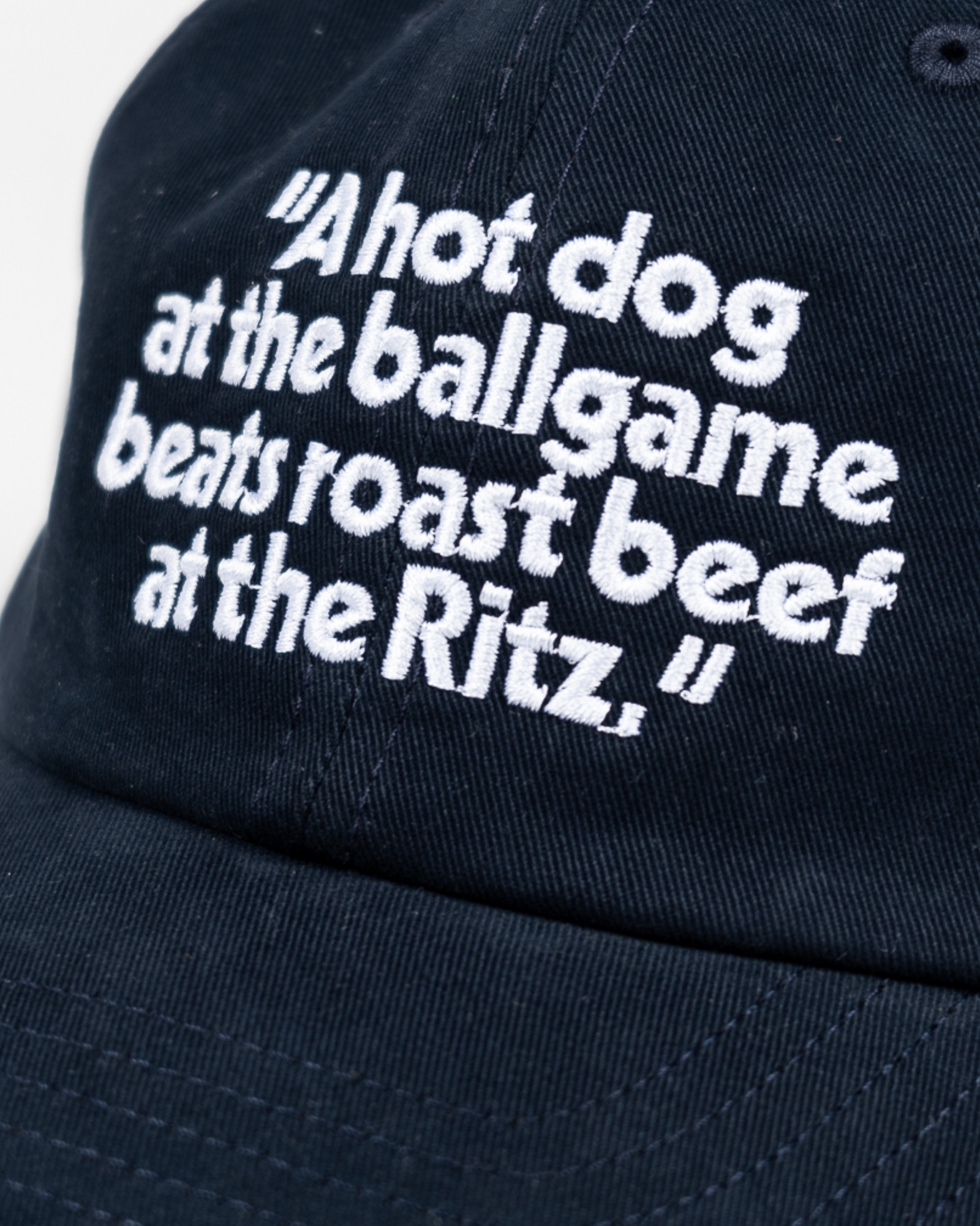 Reception - Hat - Ritz - 6 Panel Cap - Dark Navy