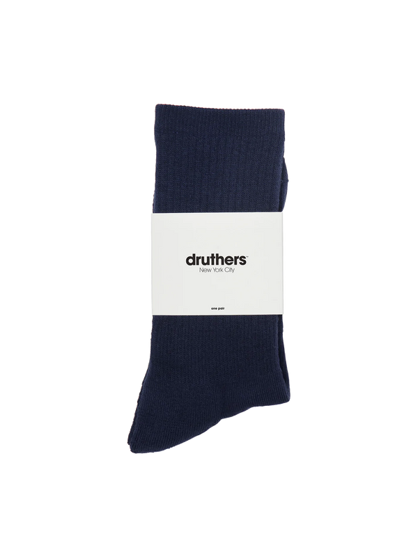 Druthers - Accessories -  Organic Cotton - Everyday Crew Sock - Navy