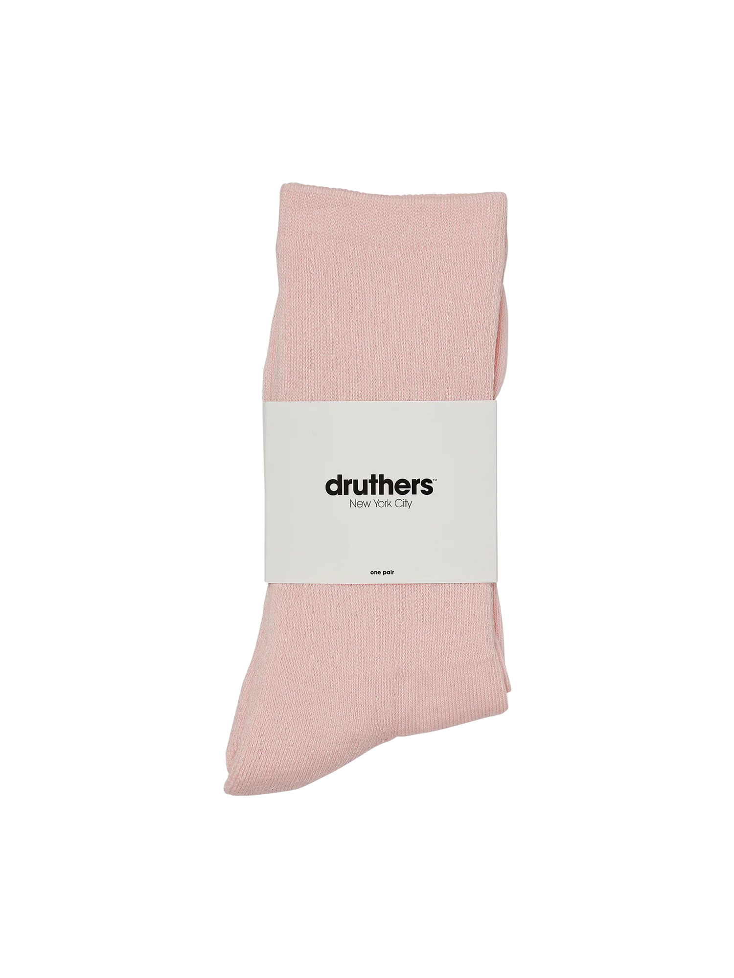 Druthers - Accessories -  Organic Cotton - Everyday Crew Sock - Pink