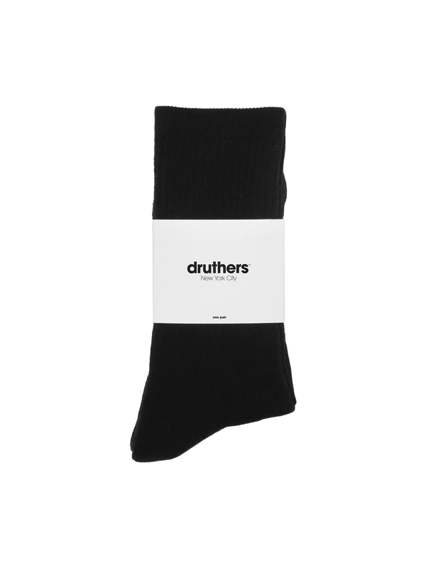 Druthers - Accessories -  Organic Cotton - Everyday Crew Sock - Black