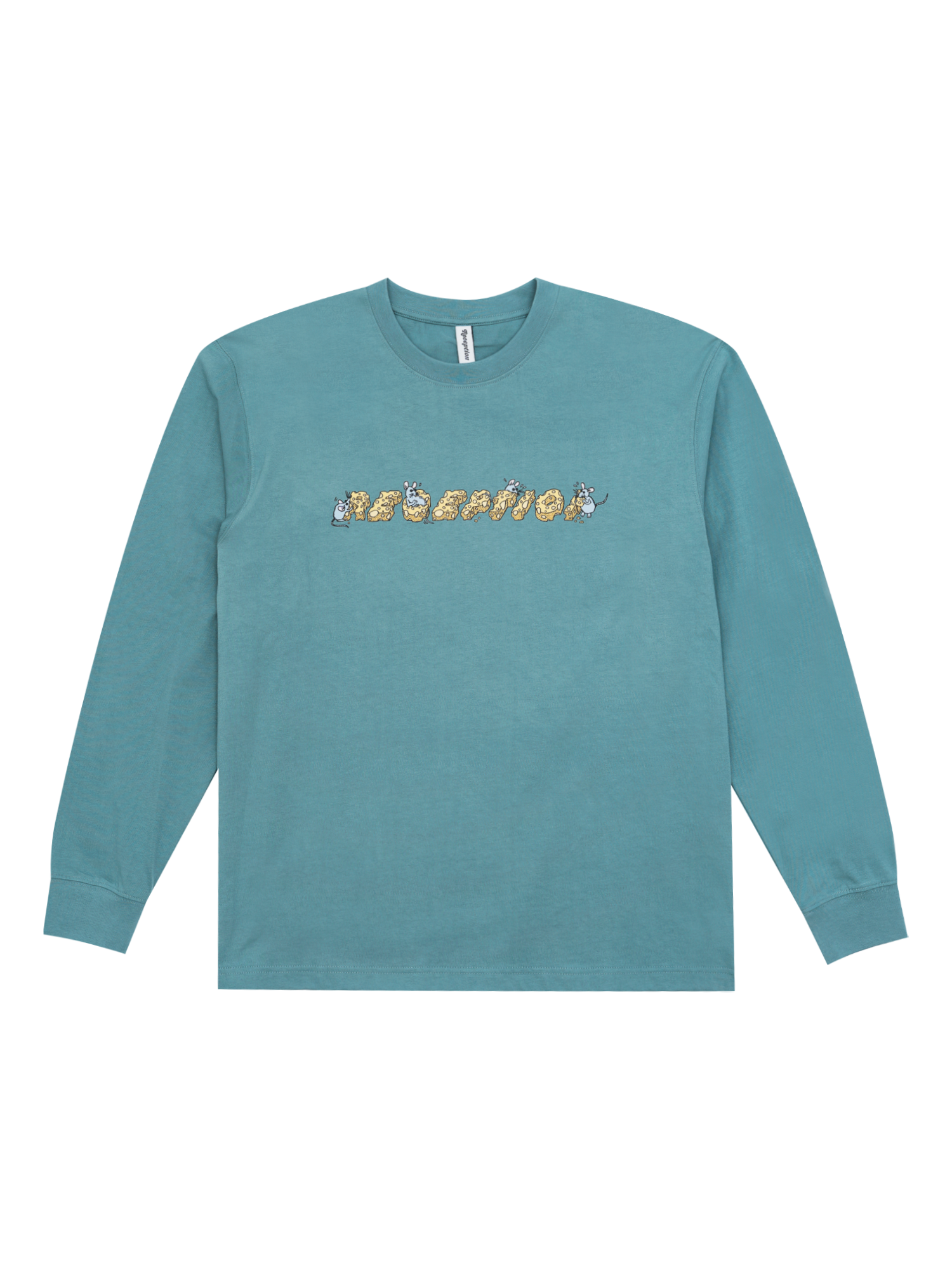 Reception - Tee - Mouse - LS Tee - Dusty Green
