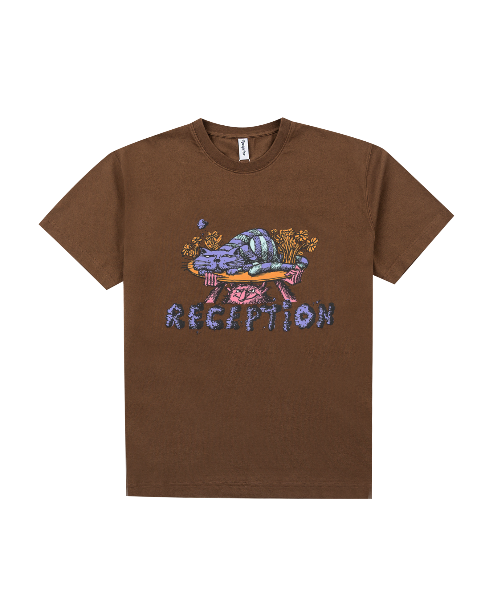 Reception - Tee - Creepy - SS Tee - Choco Brown