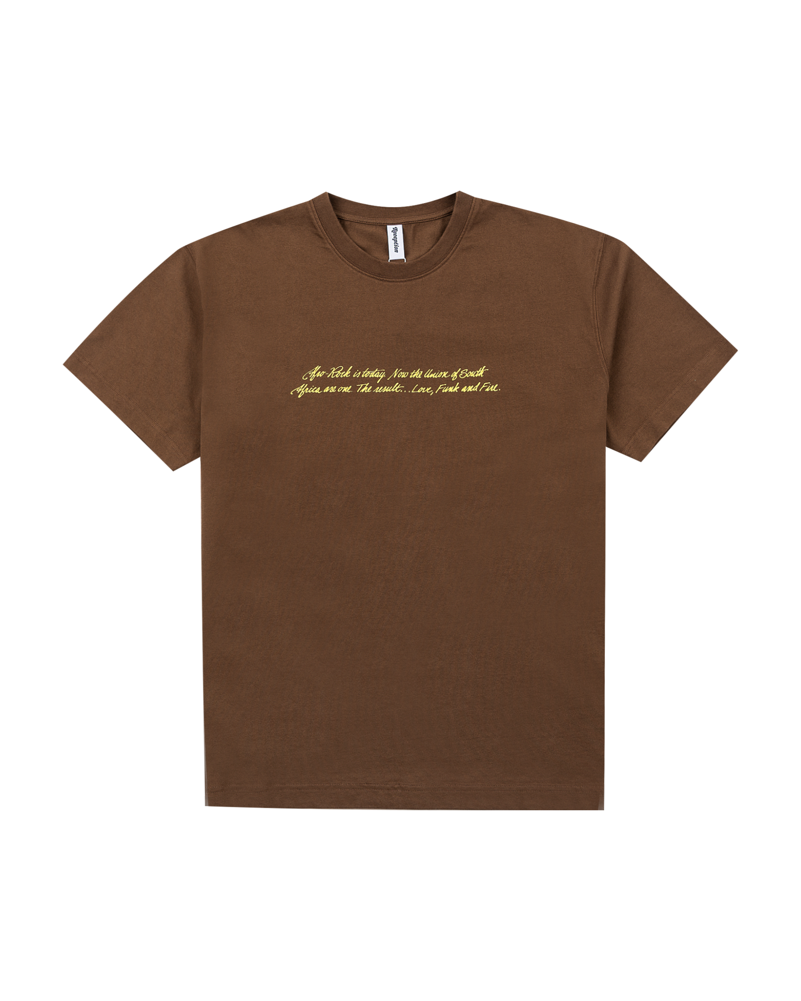 Reception - Tee - Funk - SS Tee - Choco Brown