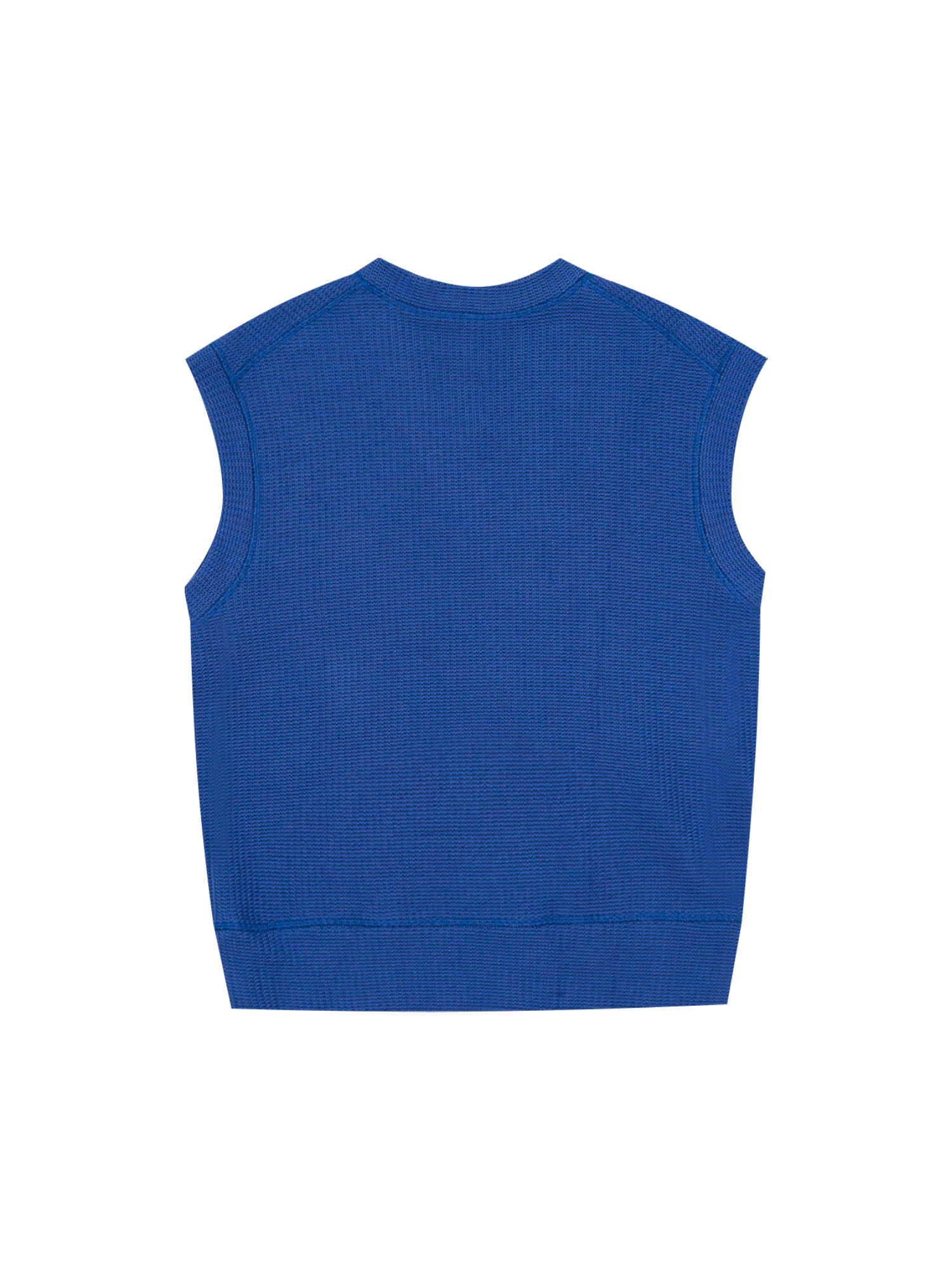 Reception - Knit - Gio - Vest - Mid Blue