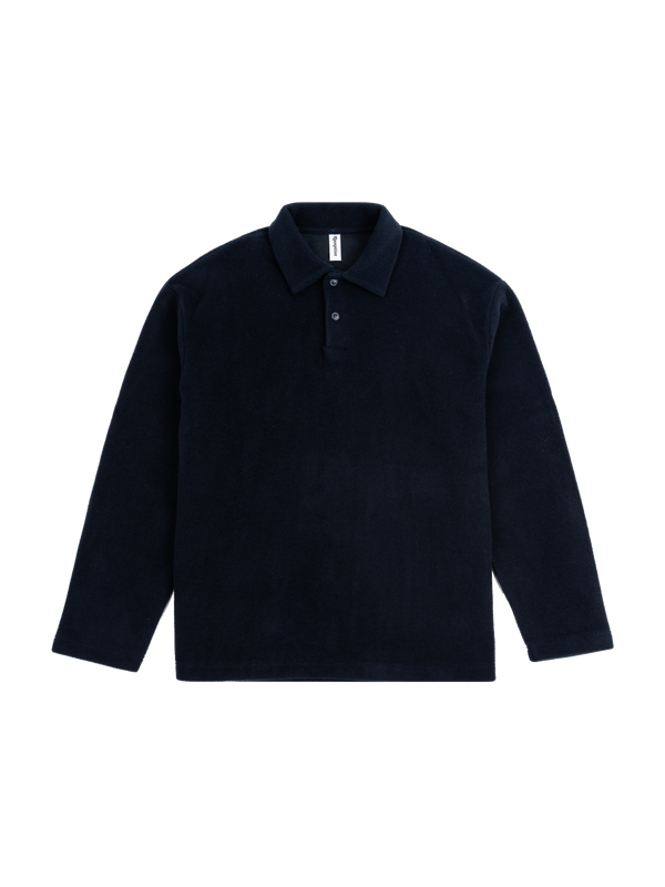 Reception - Knit - Interlock - Polo Sweat - Dark Navy