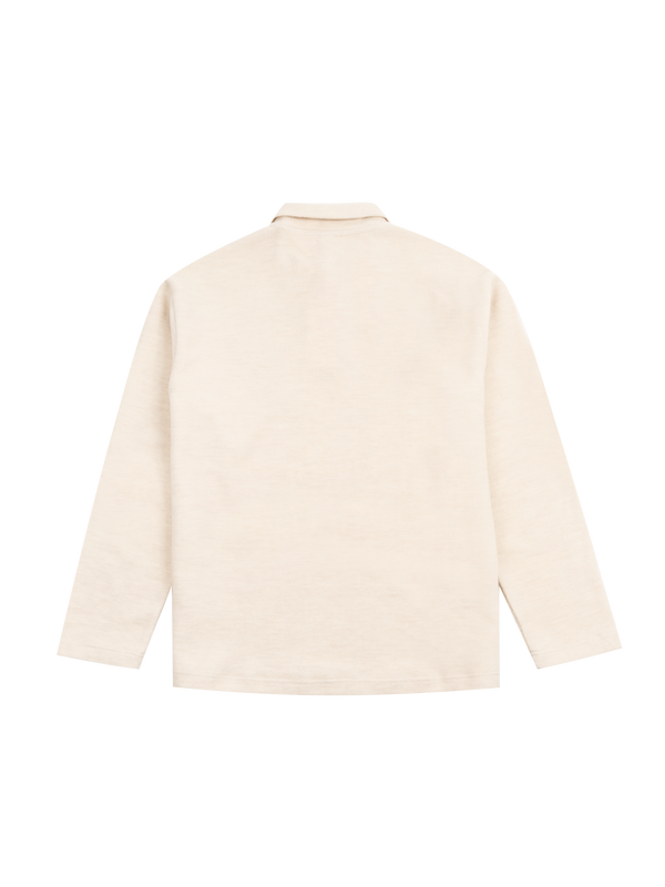 Reception - Knit - Interlock - Polo Sweat - Butter White