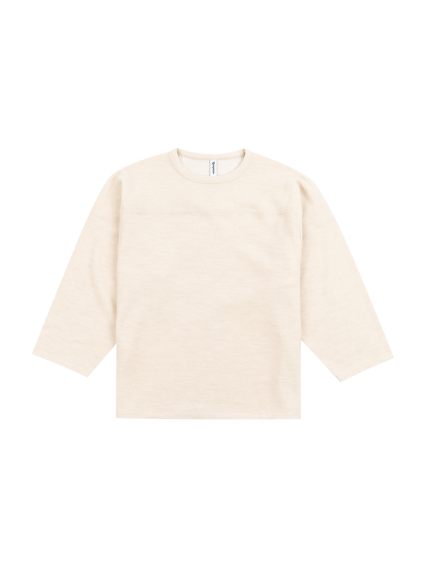 Reception - Knit - Interlock - Panel Sweat - Butter White