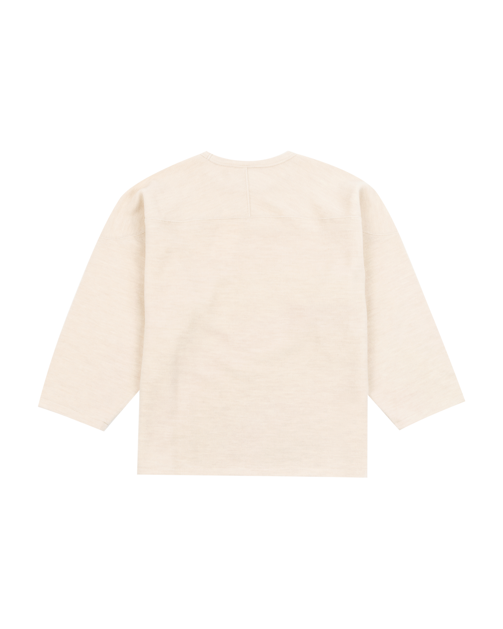 Reception - Knit - Interlock - Panel Sweat - Butter White