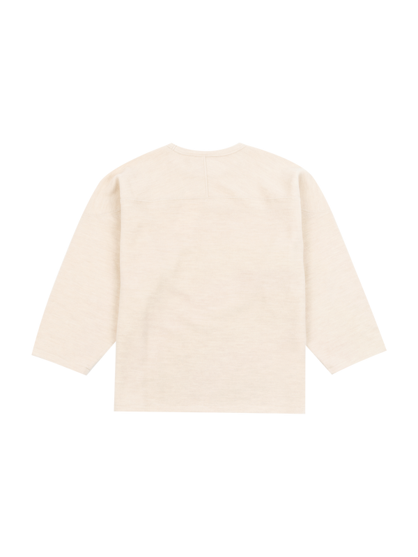 Reception - Knit - Interlock - Panel Sweat - Butter White