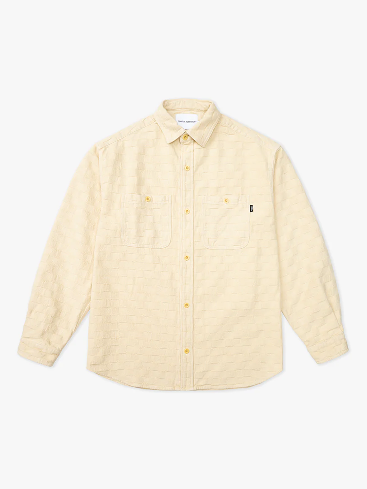 General Admission - Shirt - Checker - Overshirt - Yellow