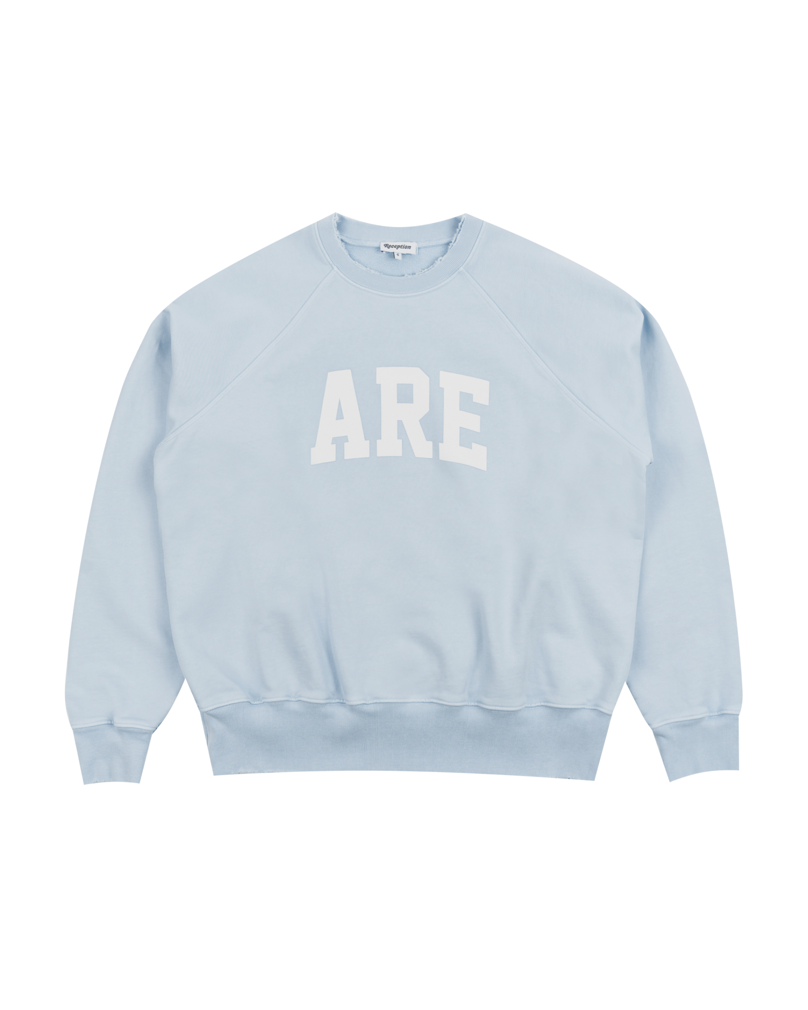 Reception - Sweat - Rare - Raglan Sweat - Ice Blue