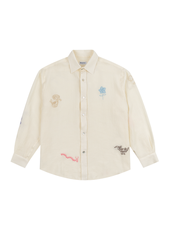 Reception - Shirt - Form Cashmere - Shirt - Butter White