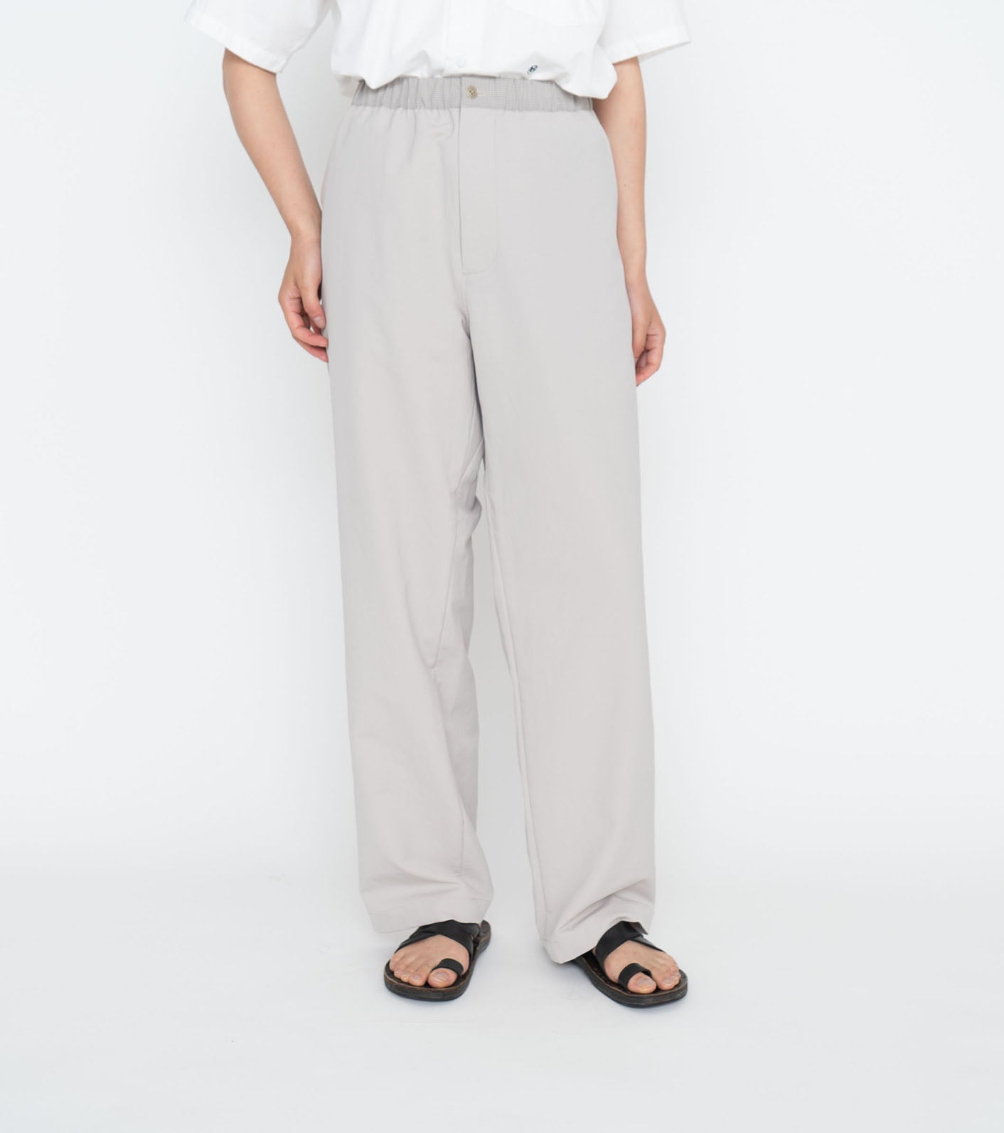 nanamica - Pant - Alphadry® - Wide Easy Pant - Pale Gray