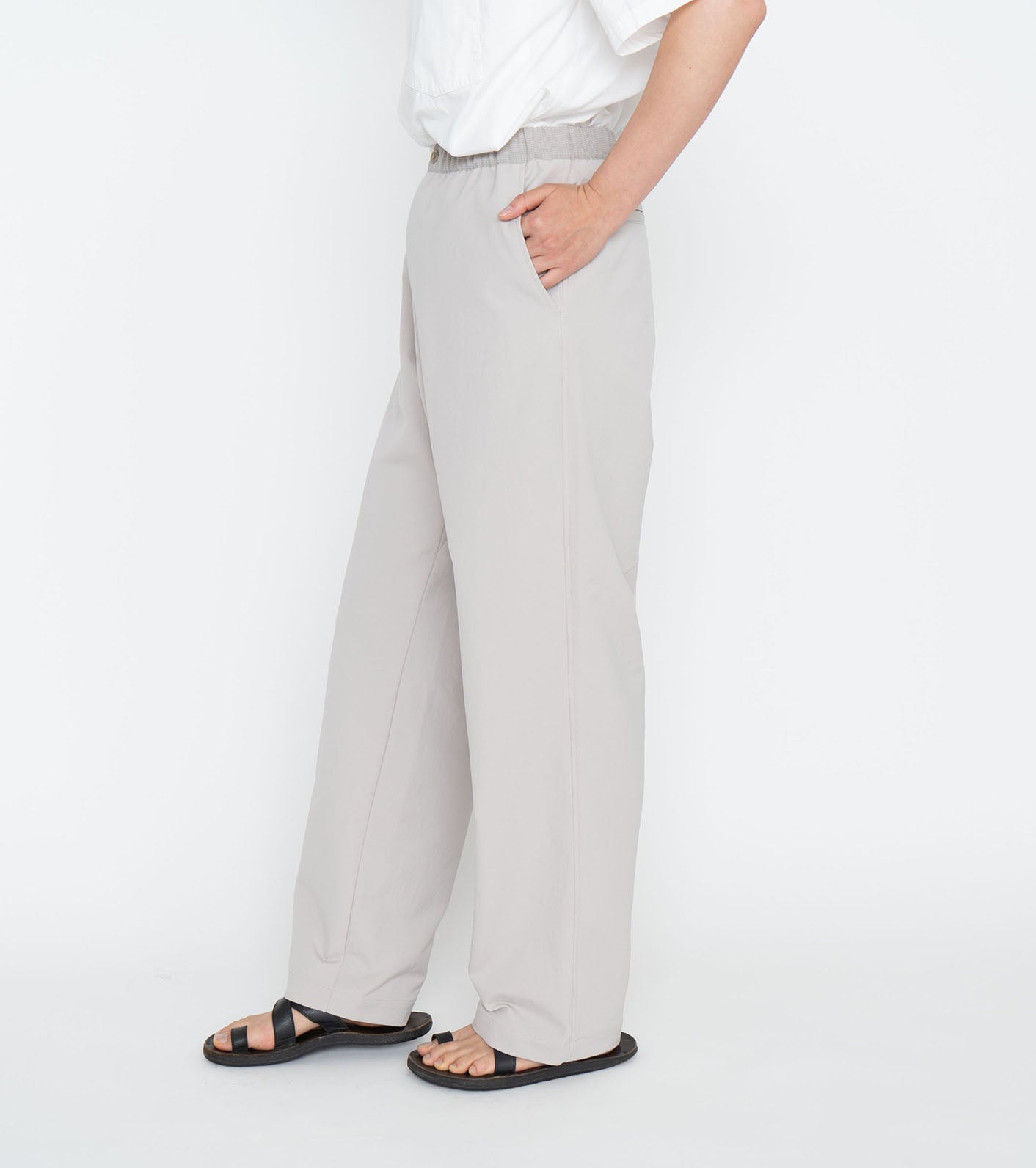nanamica - Pant - Alphadry® - Wide Easy Pant - Pale Gray