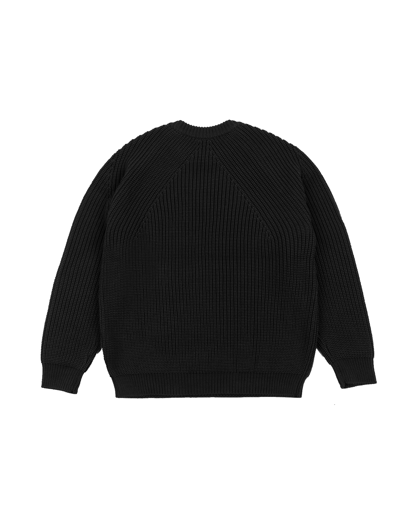 Batoner Knit Signature Crew Neck Black