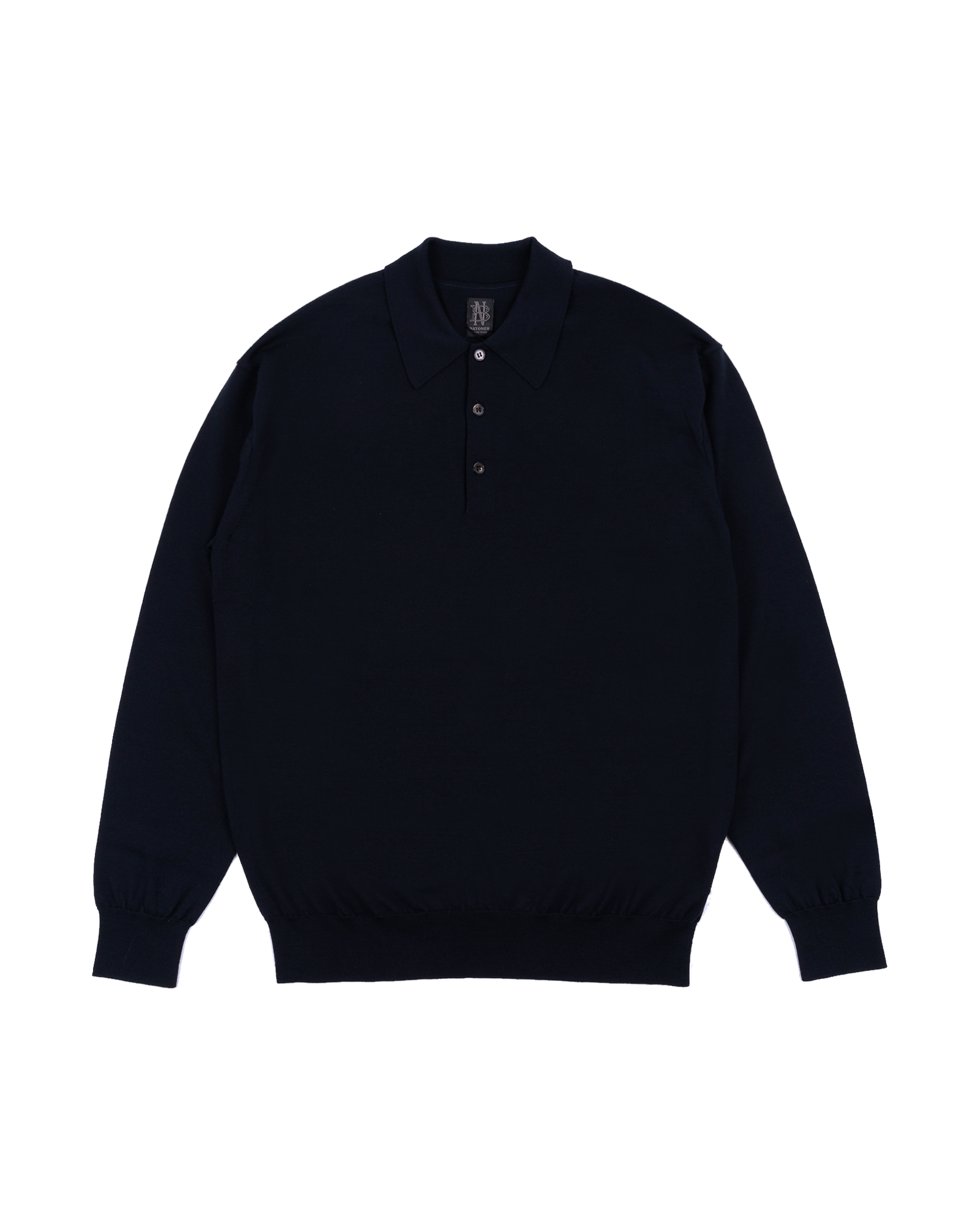 Batoner - Knit - Essential High Gauge - Polo - Navy