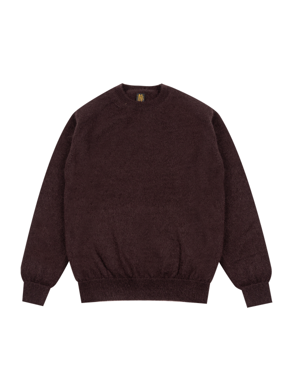 Batoner - Knit - Batoner For Reception - Crew Neck - Choco Brown