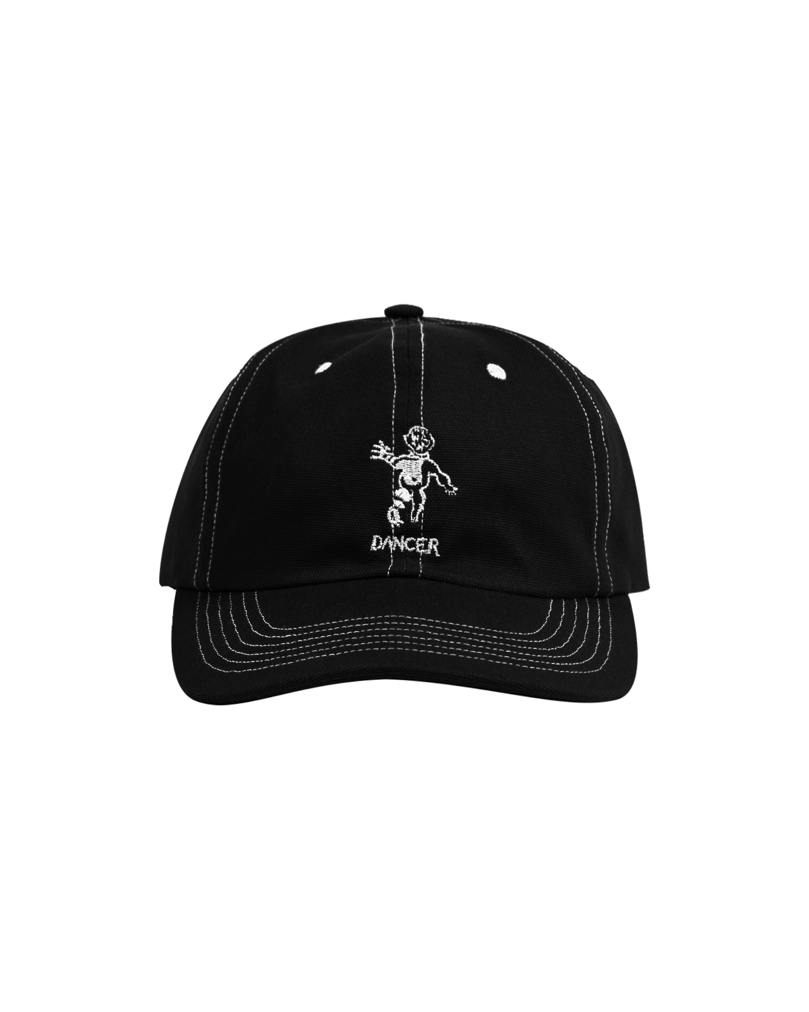 Dancer - Hat - OG Logo Contrast Stitches - Dad Cap - Black