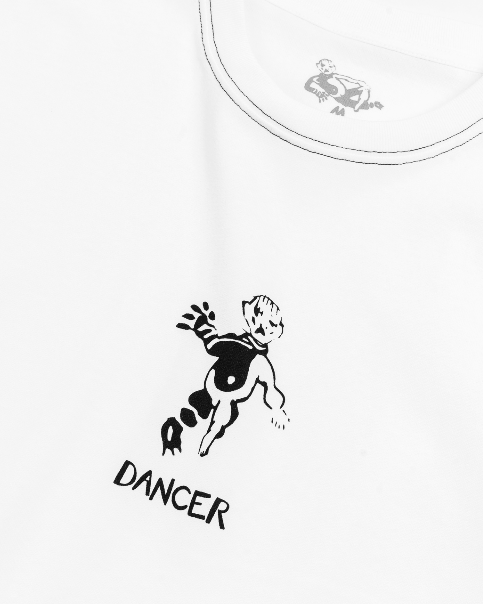 Dancer - Tee - OG Logo Contrast Stitch - Tee - White