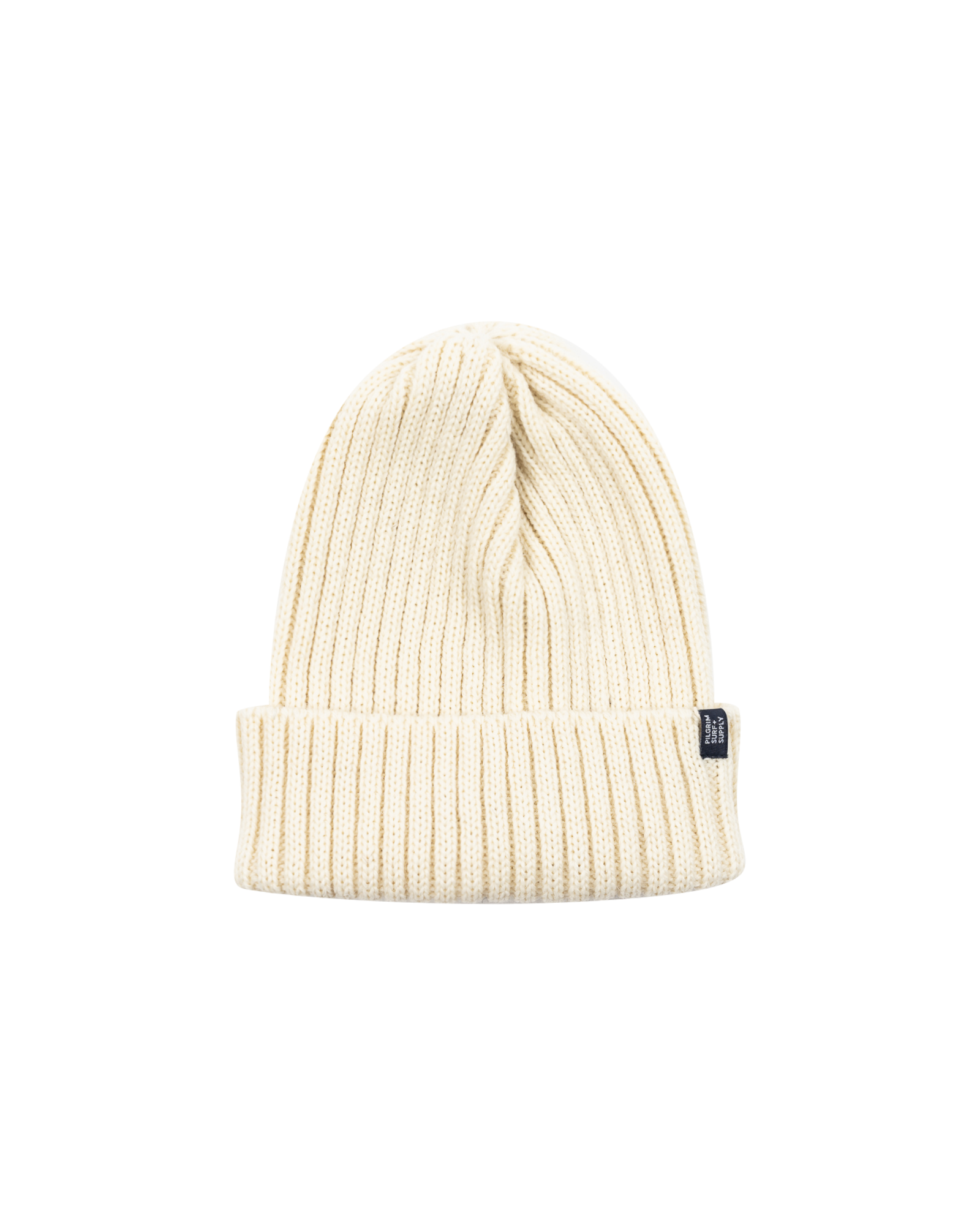 Pilgrim Surf + Supply - Hat - Wool Rib - Beanie - White