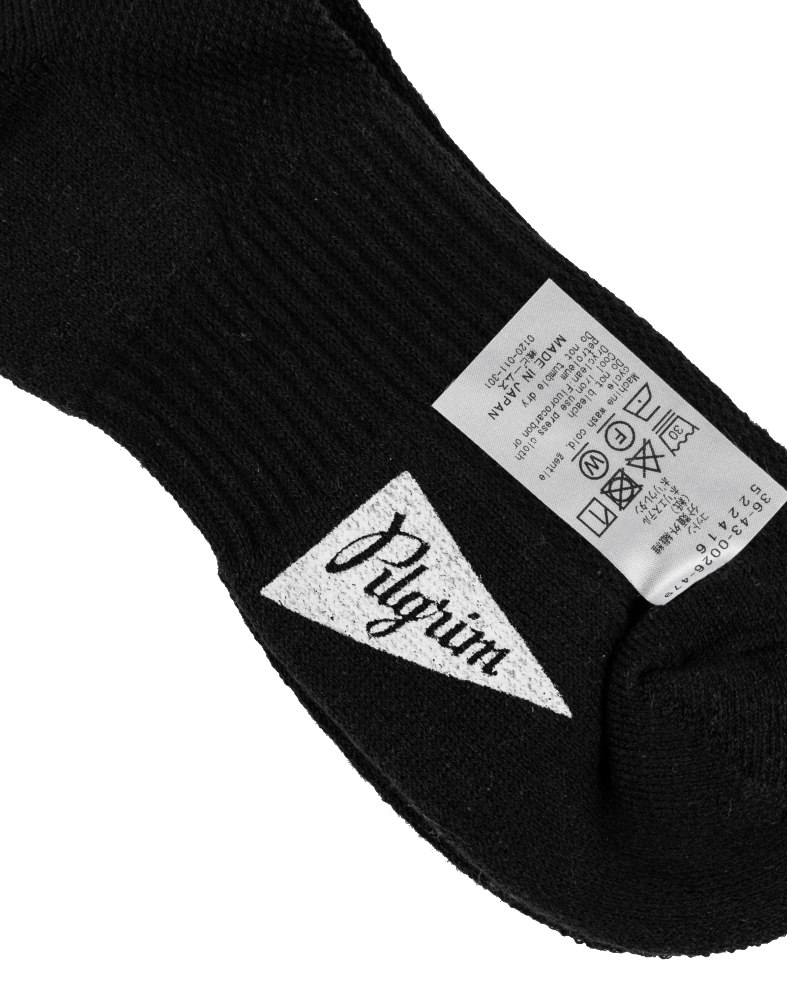 Pilgrim Surf + Supply - Accessory - Papermix - Crew Socks - Black