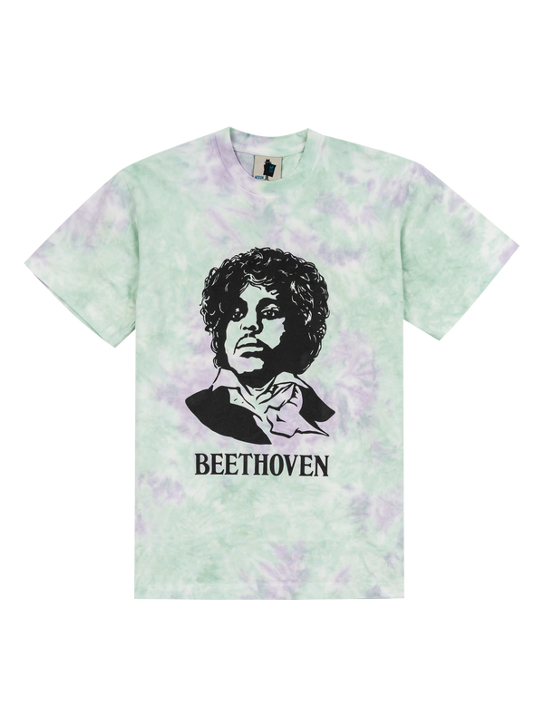 Real Bad Man - Tee - Beethoven - SS Tee - Green Tie Dye