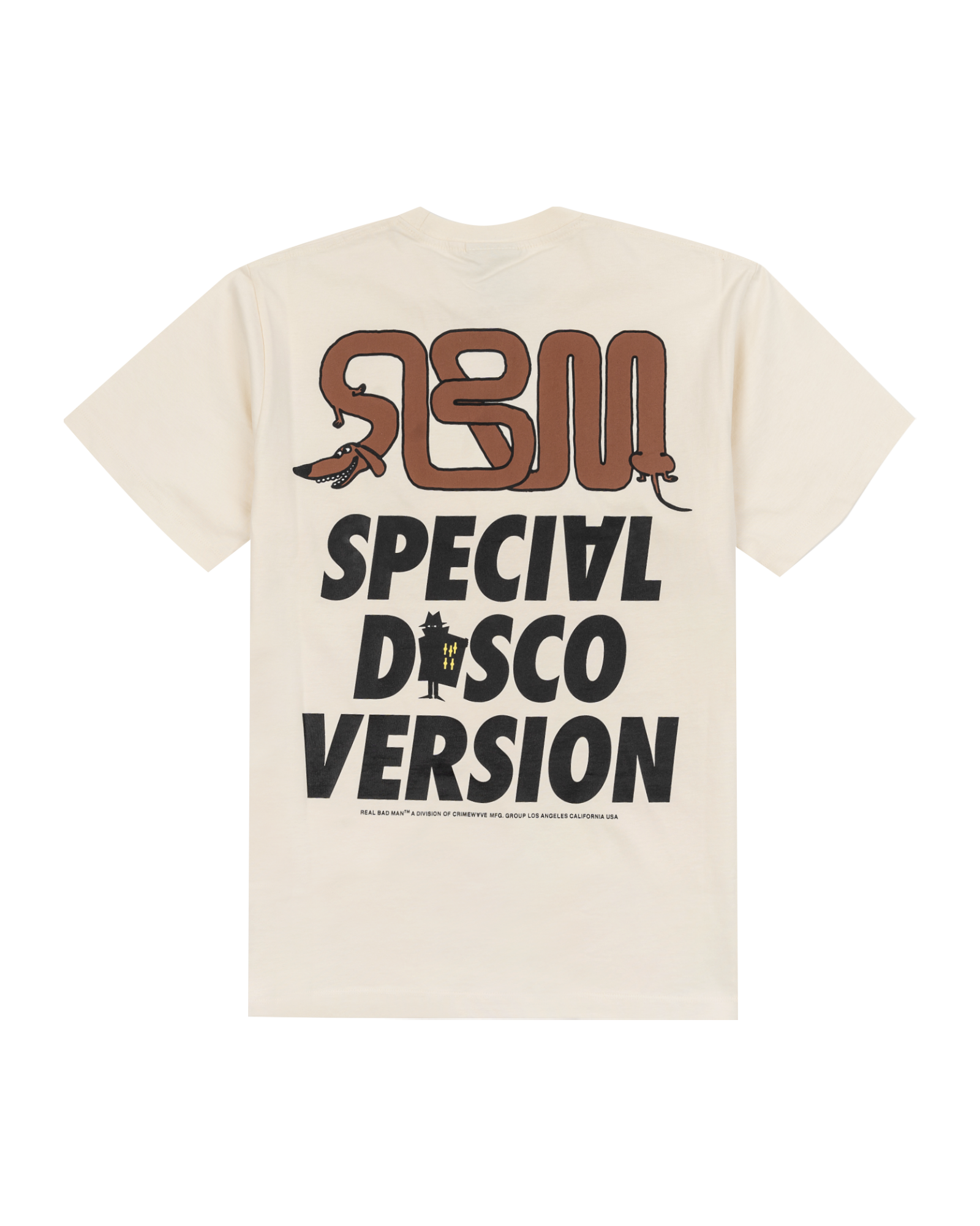 Real Bad Man - Tee - Special Disco Version - SS Tee - Muted Yellow