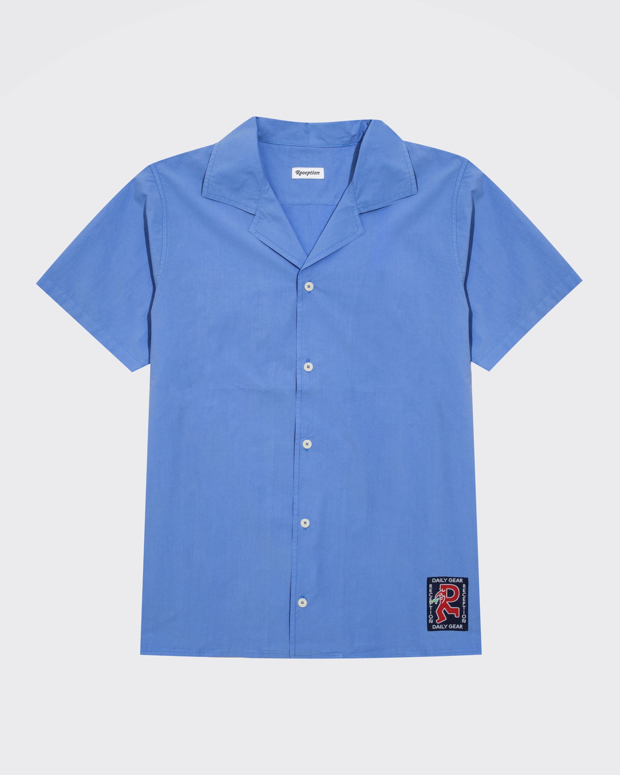 Reception - Shirt - Daily - SS Bowling - Granada Blue